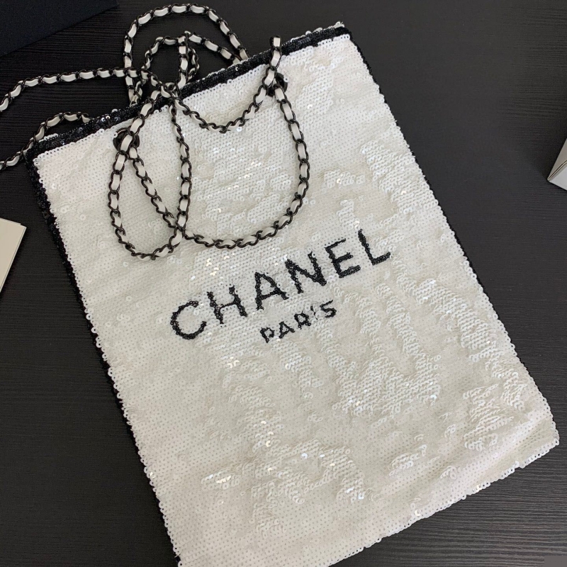 Ch*el shopping bags